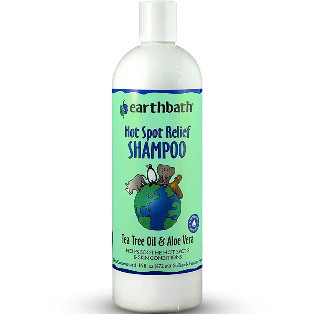 EarthBath Tea Tree & Aloe Vera Hot Spot Relief Shampoo