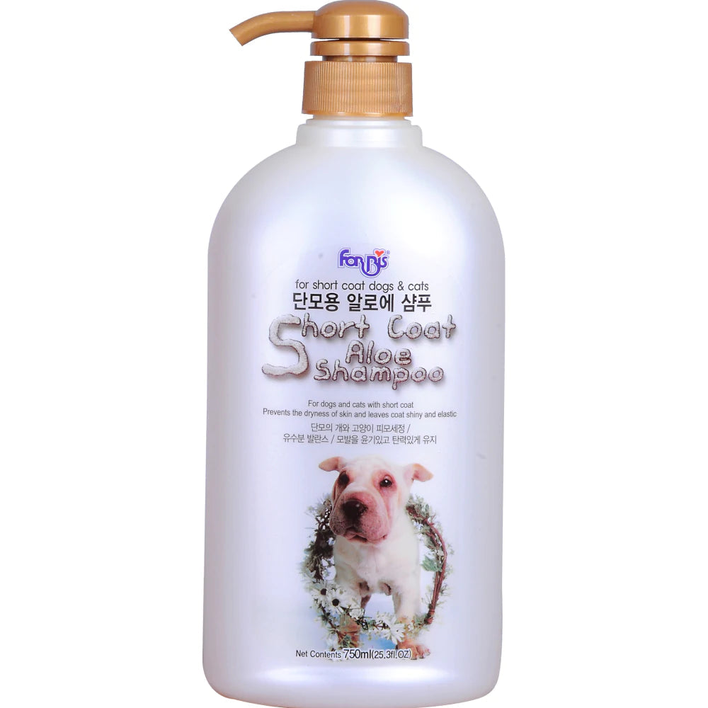 Forbis Short Coat Aloe Shampoo for Dogs