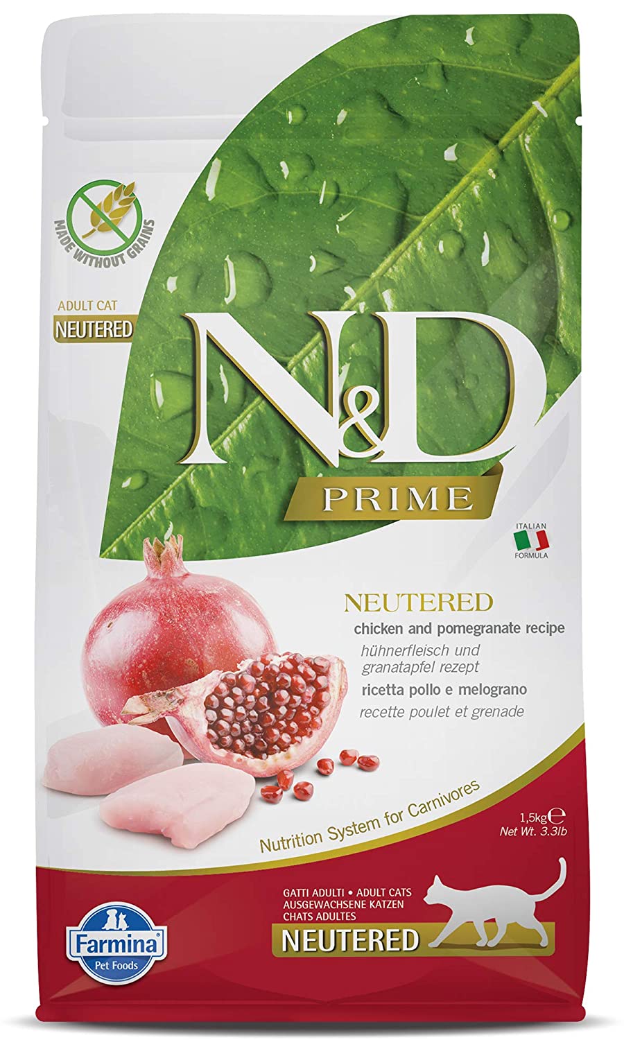 N&D Prime Adult Chicken & Pomegranate Neutered