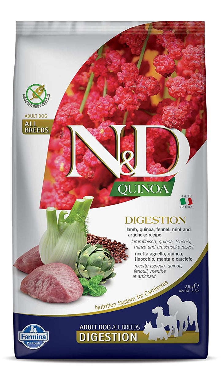 N&D Quinoa Lamb,Mint and Fennel Grain Free Digestion