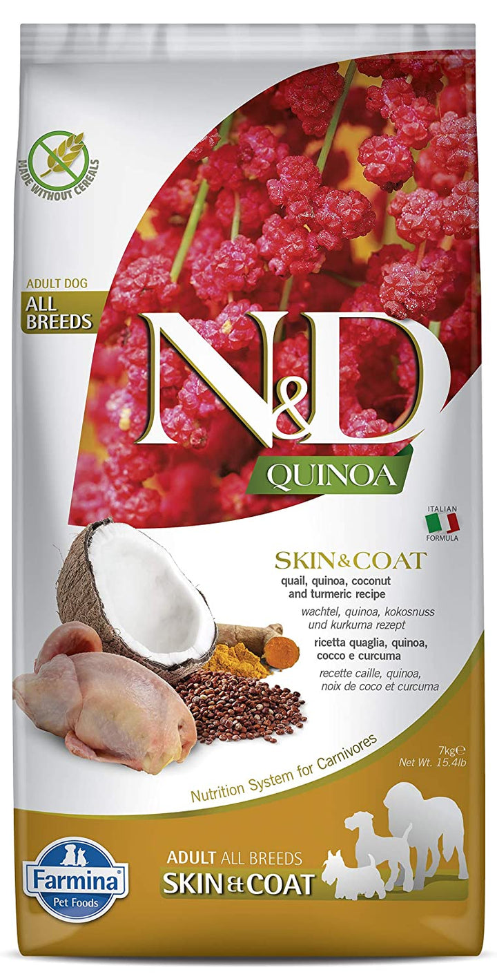 N&D Quinoa Quail ,Coconut & Turmeric Skin & Coat Grain Free