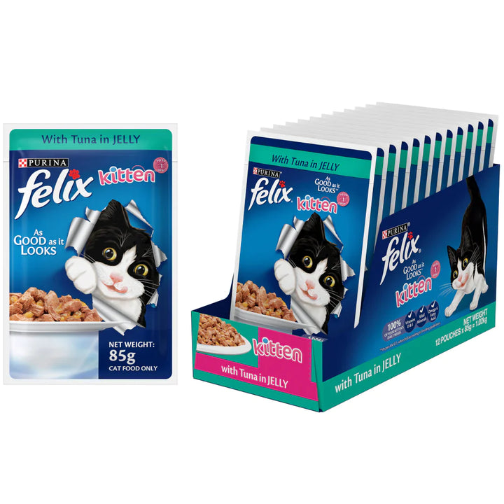 Purina Felix Tuna with Jelly Kitten Wet Food