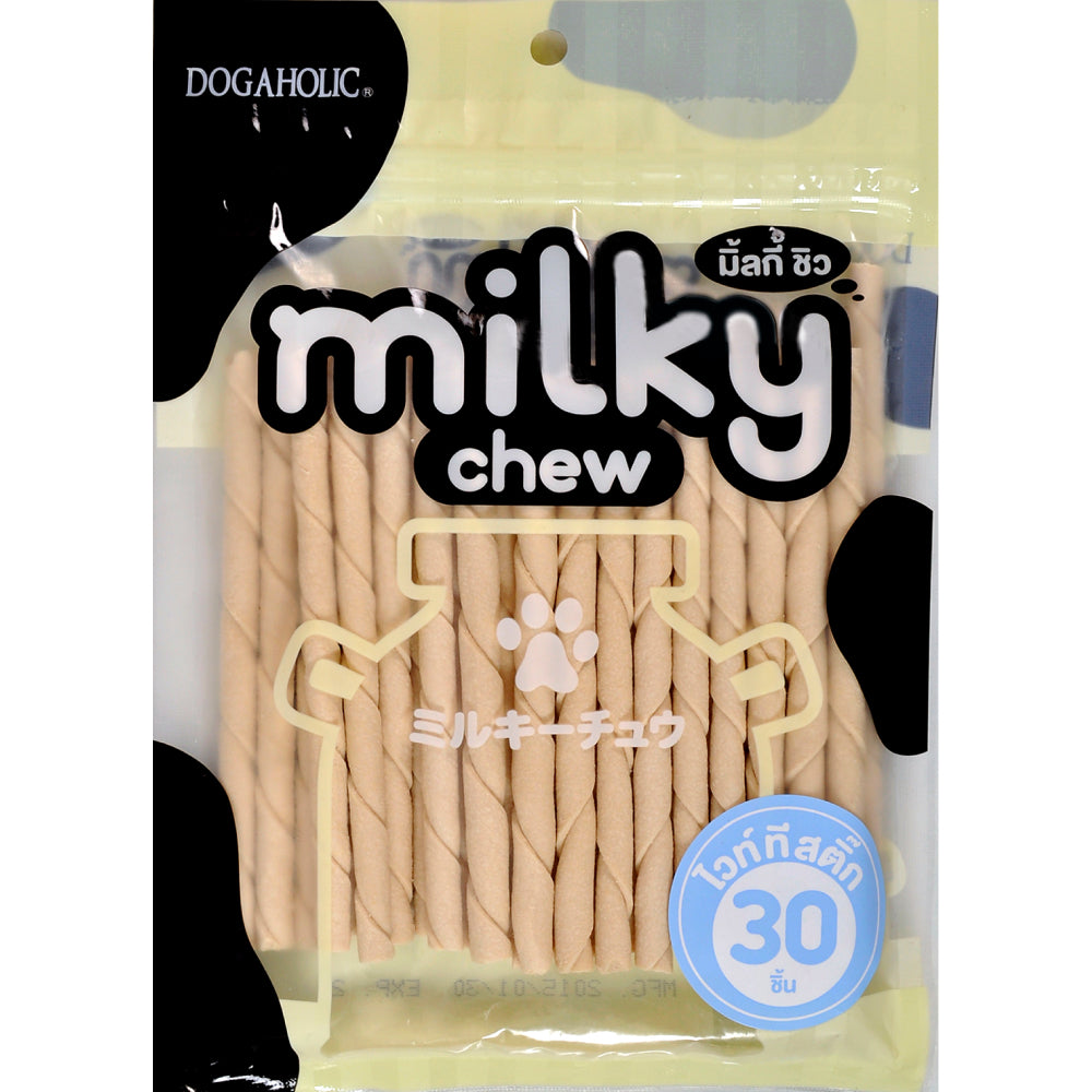Dogaholic Milky Chew Stick Style - 30 Pcs