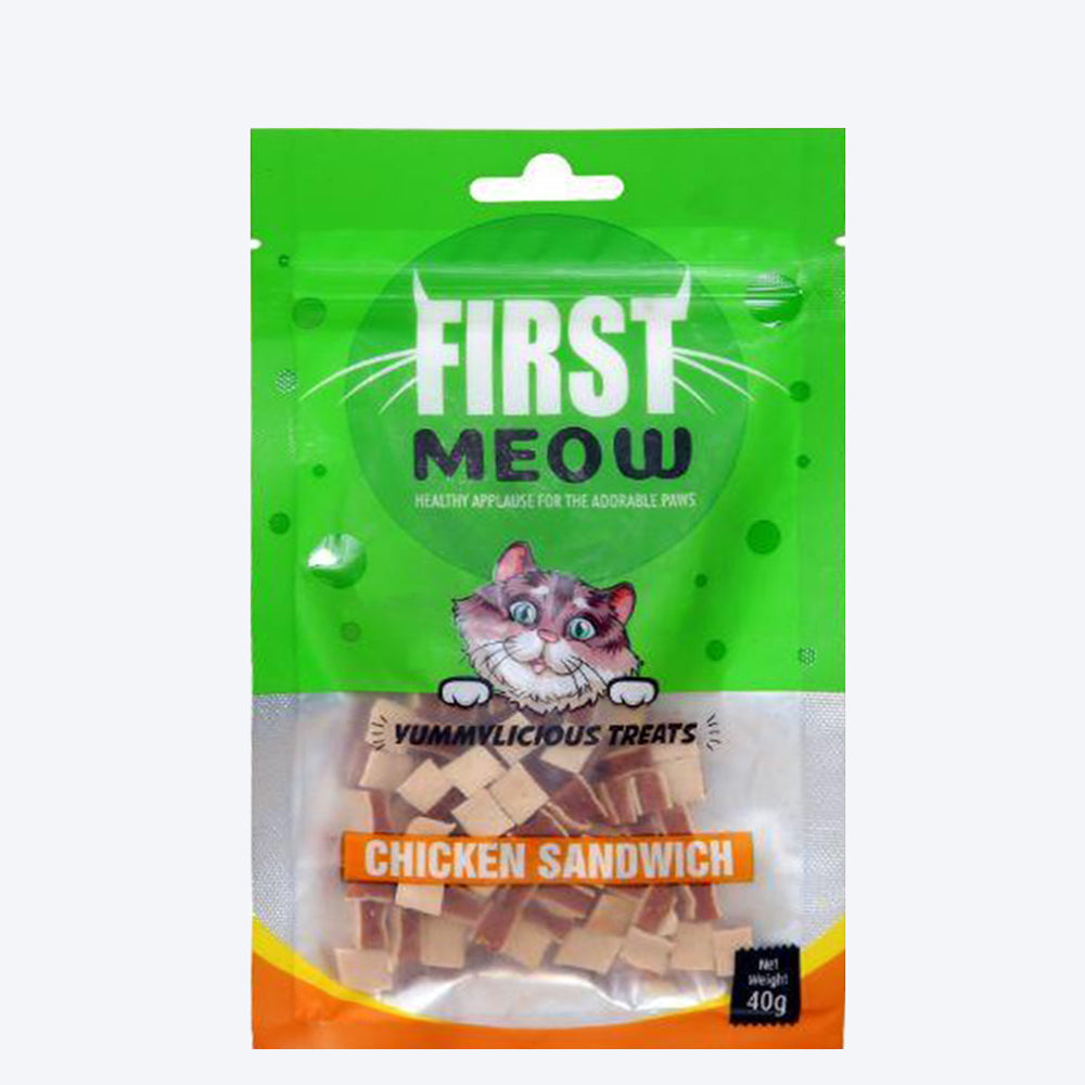 First Meow Chicken Sandwich Cat Treat - 40 g
