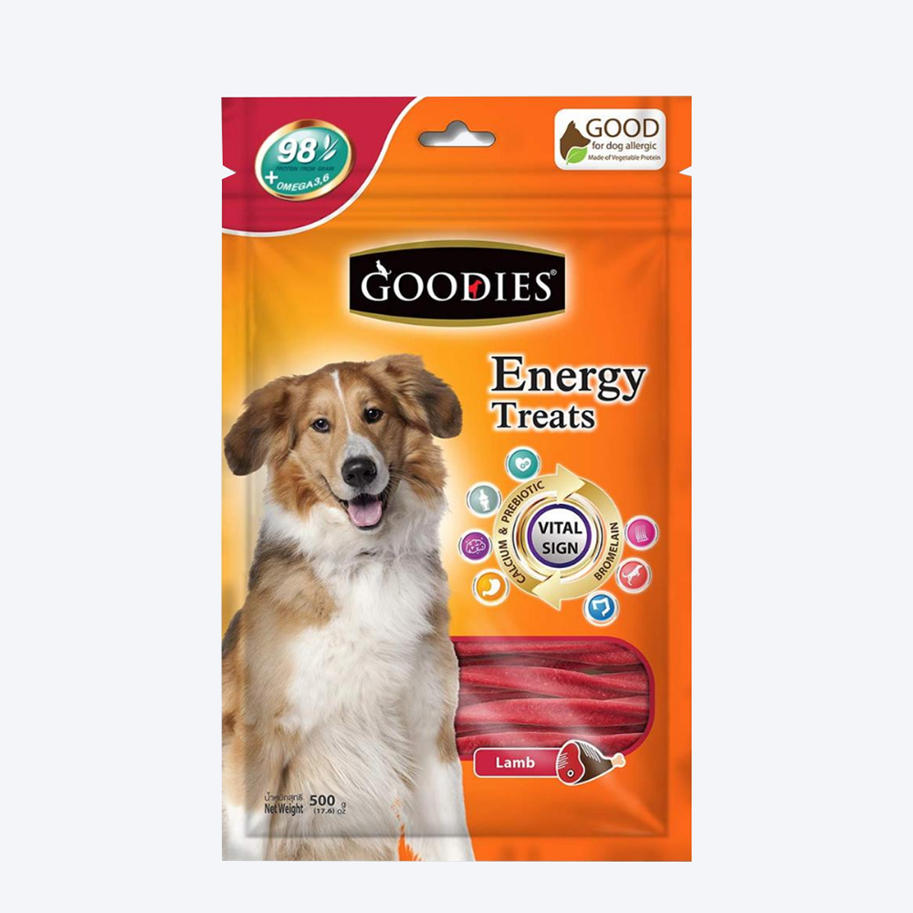 Goodies Energy Dog Treats - Lamb - 500 g