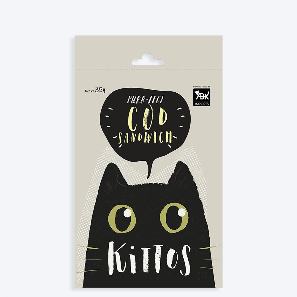 Kittos Cod Sandwich Cat Treats - 35 g