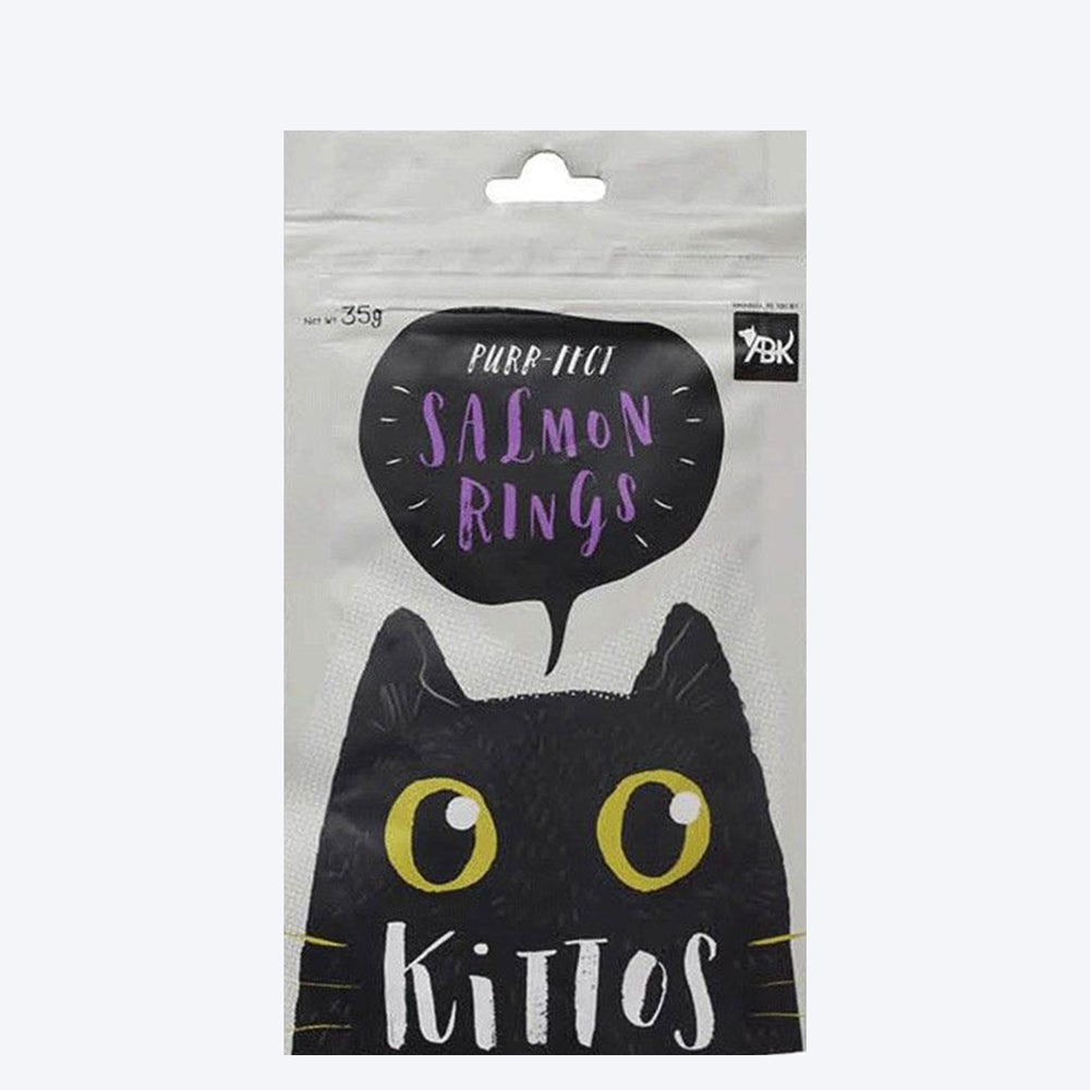 Kittos Purr-Fect Salmon Rings Cat Treats - 35 g