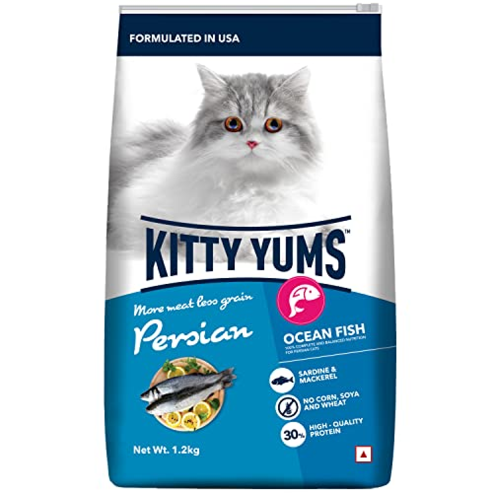 Kitty Yums Ocean Fish Persian Cat Dry Food