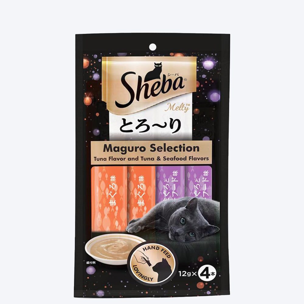 Sheba Melty Maguro Tuna & Seafood Flavour Cat Treat - 48 g