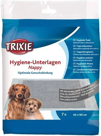 Trixie Nappy Hygiene Pads with Activated Carbon, 7 pcs - 40 x 60 cm