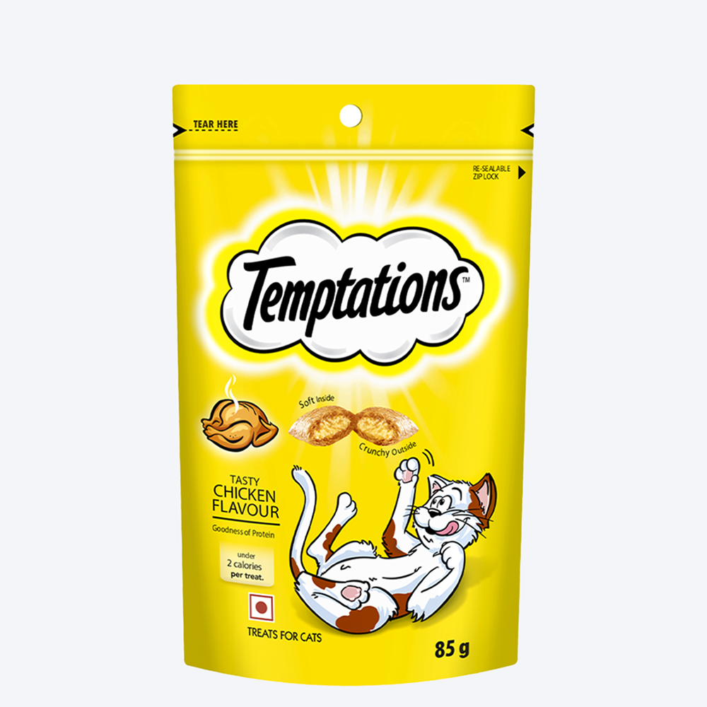 Temptations Cat Treat Tasty Chicken Flavour - 85g